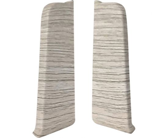 Заглушка для плинтуса Волшебная палочка Home ПВХ, 70 мм, в упаковке пара, 2 шт., 7010 УТ000075217 