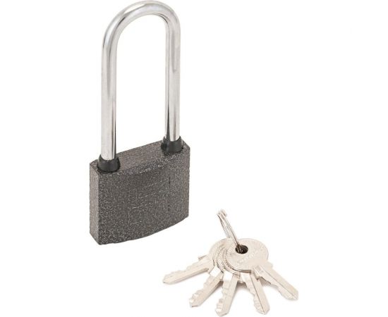 Навесной замок Аллюр HG-375C-L ВС1Ч-375Д полимер 5 ключей 3376 