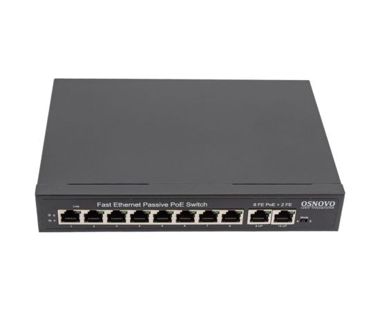 Пассивный PoE коммутатор OSNOVO Ethernet, PoE SW-21000/A 120W УТ-00027359 