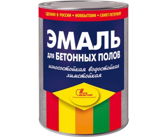 Эмаль для бетонных полов Новбытхим зеленая, 1 л 553 