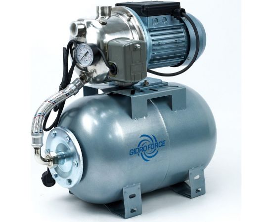 Насосная станция с расширительным баком 24 л GIDRO FORCE ATJET ST100 