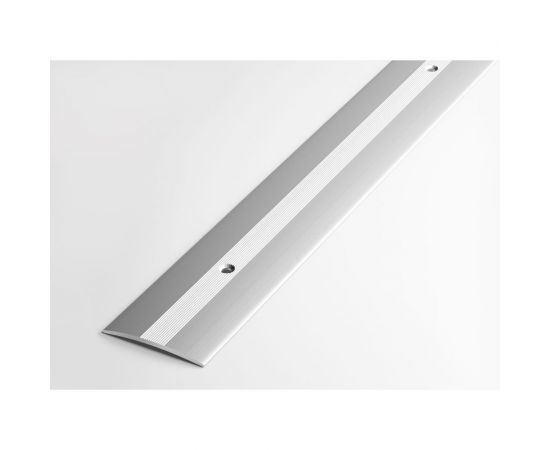 Порог прямой алюминиевый (37 мм, 1,8 м, анодированный, Серебро) ЛУКА 00000001418 