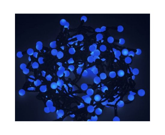 Гирлянда Neon-Night Мультишарики, диаметр 17,5 мм, 20м, 200 LED, Синие, черный ПВХ 303-503 