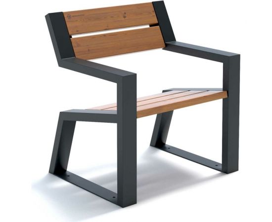 Парковое кресло MIROZDANIE Mountain 740 графит M0740 