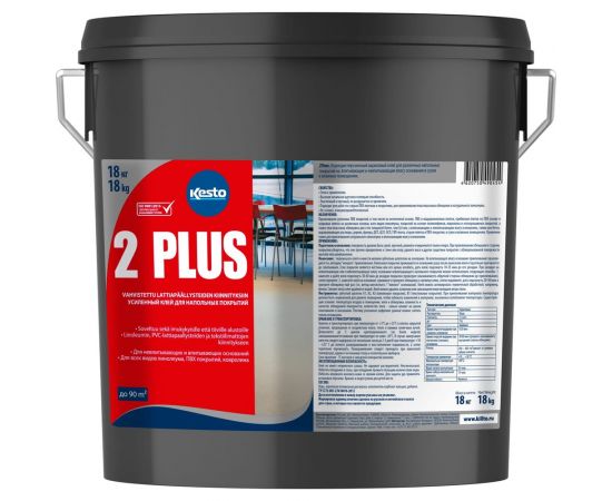 Универсальный клей для напольных покрытий Kesto 2 Plus 18 кг T6529.015K. 