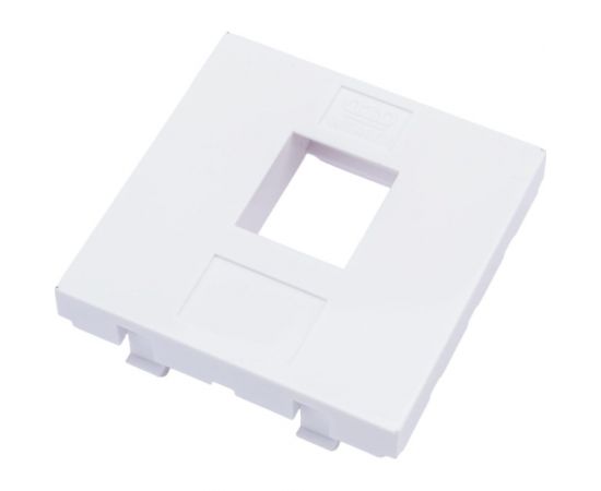 Адаптер DATAREX mosaic 45x45 мм для модуля keystone 1 порт белый DR-5301 