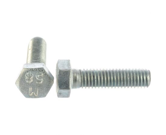 Болты МТК DIN 933 полная резьба 5.8 оцинк. 5 кг (примерно 325 шт) 8,0 x 30 1689080030 
