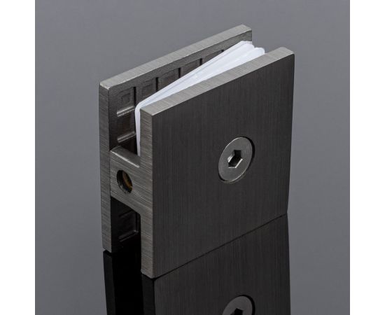 Коннектор стена-стекло SERVICE PLUS 90, графит матовый, sus304 K02-202GFM/sus304 – изображение 4