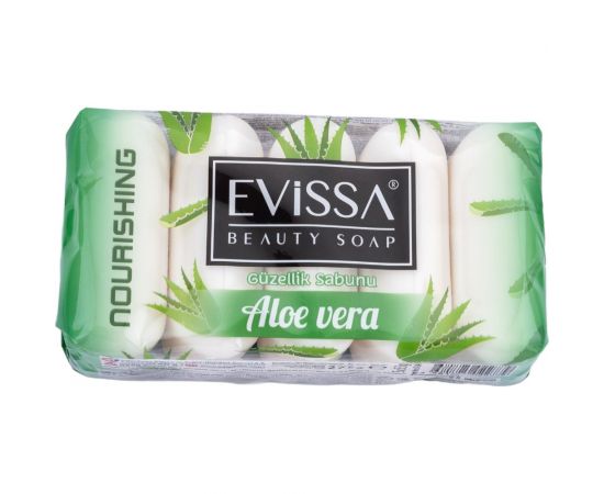 Туалетное мыло EVISSА ecopack 5x55 гр., алоэ-вера М2779 – изображение 3
