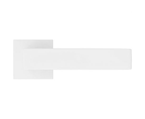 Дверная ручка MORELLI MIRA MH 54 S6 W на квадратной розетке 6 мм, цвет - белый 9013948 – изображение 3