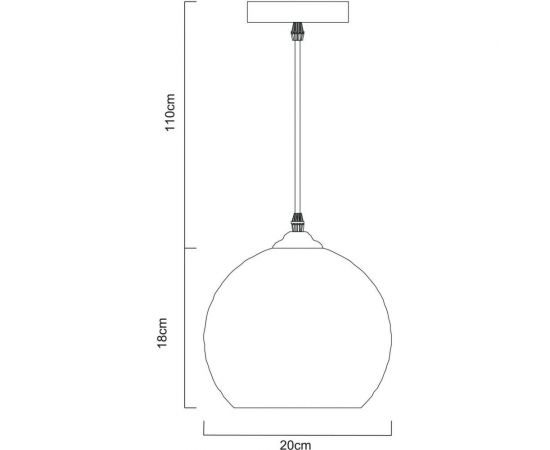 Подвесной светильник Arte Lamp SPLENDIDO A4285SP-1AM – изображение 3