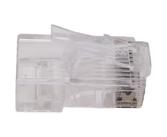 Универсальный коннектор RJ-45 Cabeus быстрой установки под витую пару, категория 5e, (для одножильного и многожильного кабеля) 100 шт 8P8C-FC – изображение 4