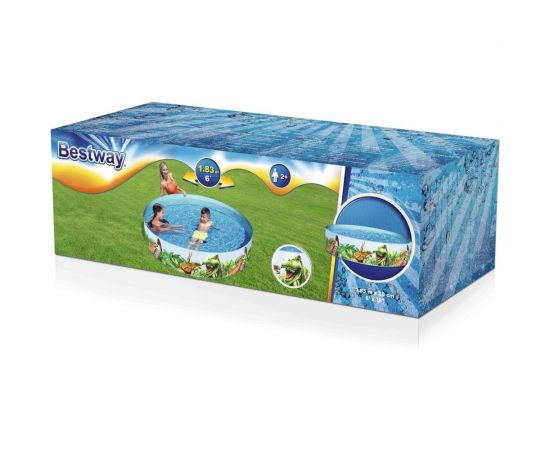 Детский ненадувной бассейн Bestway 183х38 см, 749 л 55022 BW 004918 – изображение 3