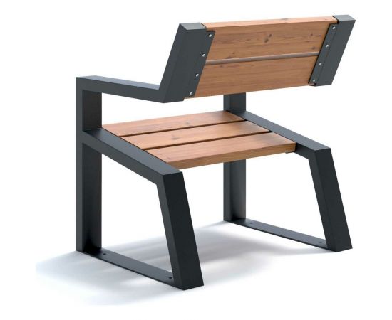 Парковое кресло MIROZDANIE Mountain 740 графит M0740 – изображение 5