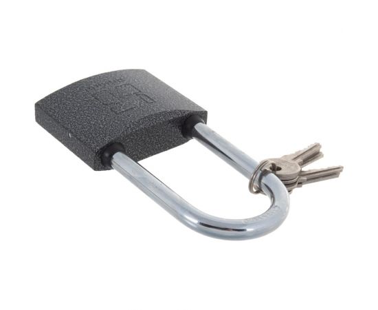 Навесной замок Аллюр HG-375C-L ВС1Ч-375Д полимер 5 ключей 3376 – изображение 5