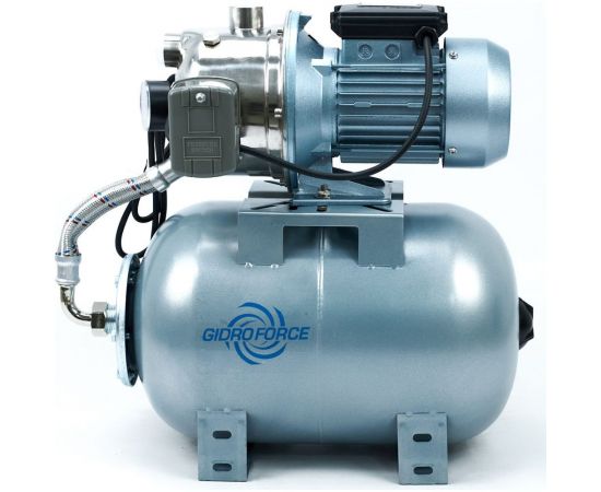 Насосная станция с расширительным баком 24 л GIDRO FORCE ATJET ST100 – изображение 11