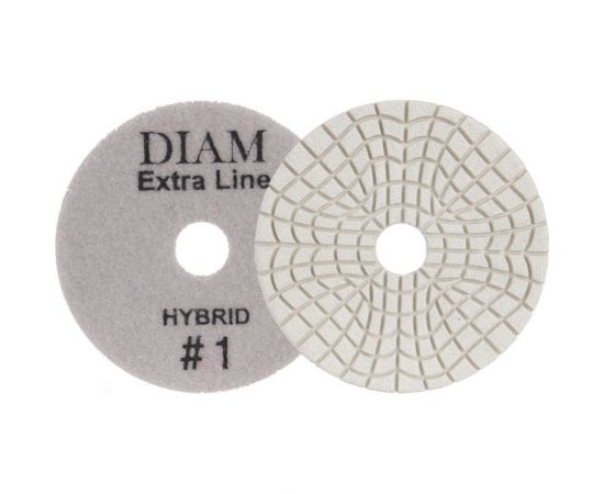 Круг алмазный гибкий шлифовальный Step-3 Extra Line Hybrid (100х3 мм; №1; серый) Diam 000686 – изображение 2