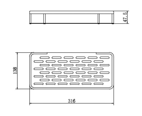 Полочка FASHUN A7326-17 – изображение 2