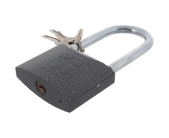 Навесной замок Аллюр HG-375C-L ВС1Ч-375Д полимер 5 ключей 3376 – изображение 4