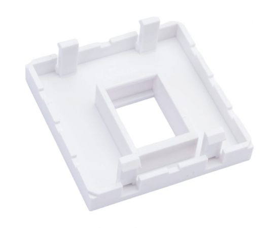Адаптер DATAREX mosaic 45x45 мм для модуля keystone 1 порт белый DR-5301 – изображение 3