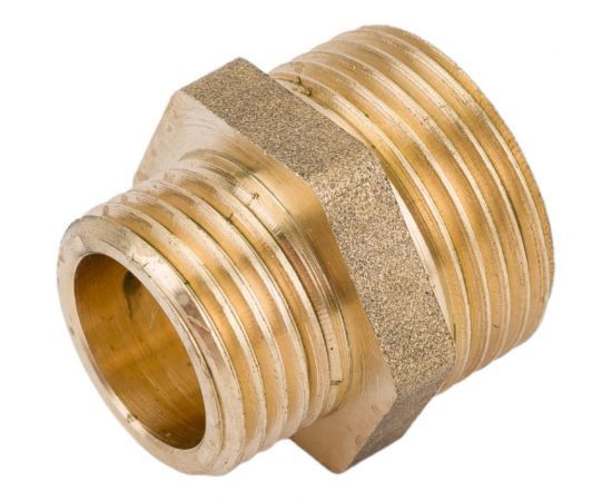 Переходной ниппель LD PRIDE 3/4 - 1/2 нар/нар латунь 549718 – изображение 3