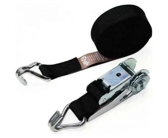 Ремень для крепления багажа Alca 5 м х 25 мм, с трещоткой, 2 крючка 405200 – изображение 2