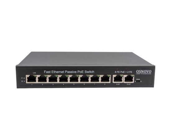 Пассивный PoE коммутатор OSNOVO Ethernet, PoE SW-21000/A 120W УТ-00027359 – изображение 3