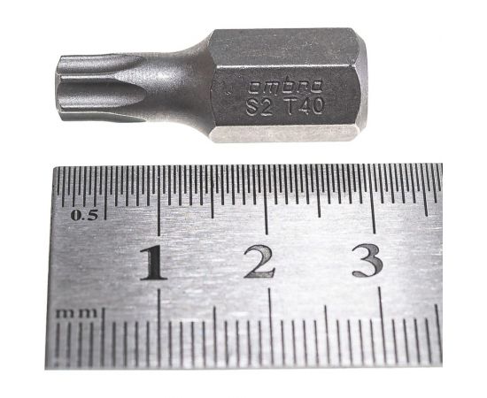 Вставка-бита 10 мм DR TORX, T40, 30 мм Ombra 531340 – изображение 2