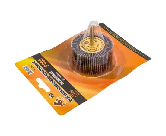 Круг шлифовальный лепестковый на шпильке (60х30х6 мм; P60) Русский Мастер РМ-53302 – изображение 2