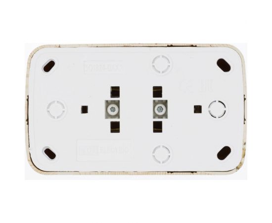 Розетка TDM двойная 2П+3 открытой установки IP20 16А, сосна ""Дача"" Народная SQ1824-0040 – изображение 4