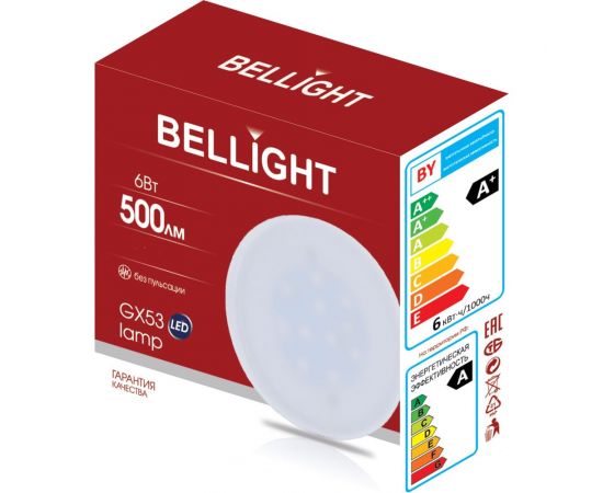 Светодиодная лампа BELLIGHT GX53 6W 500Lm 4000К 88297909 – изображение 4