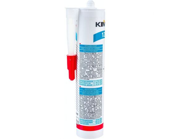 Герметик силикон акрил KIM TEC 121 белый 310мл 57360 – изображение 3