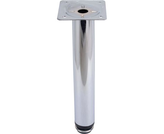 Ножка Tech-Krep металл, круглая, регулируемая, с винтом, D30x200 мм, хром - накл. 127485 – изображение 2