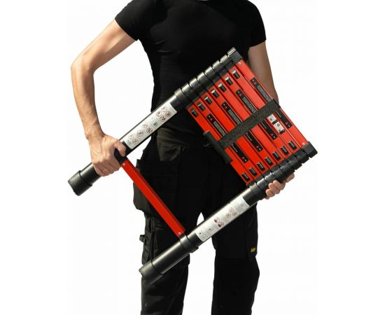 Телескопическая лестница WORKY BLACK 2.6 м, 9 ступеней ARD239078 – изображение 5