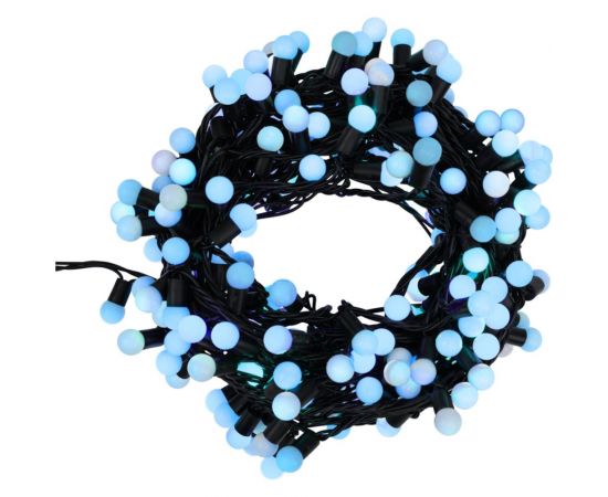 Гирлянда Neon-Night Мультишарики, диаметр 17,5 мм, 20м, 200 LED, Синие, черный ПВХ 303-503 – изображение 3
