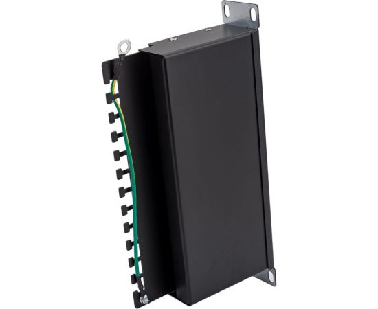 Патч-панель Cabeus, установочный размер 236 мм, 12 портов RJ-45 PL-12-Cat.6 10""-SH-Dual – изображение 4