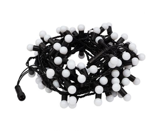 Гирлянда Neon-Night Мультишарики, диаметр 17,5 мм, 20м, 200 LED, Синие, черный ПВХ 303-503 – изображение 2