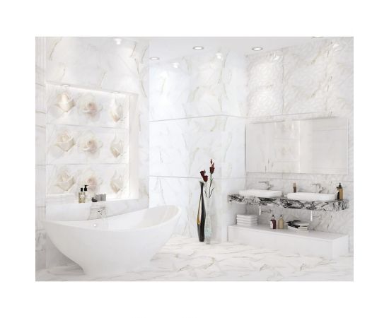 Настенная плитка Eletto Ceramica calacatta light 24,2x70 см 506891201 – изображение 4