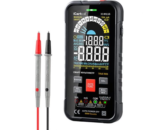 Профессиональный смарт-мультиметр iCarTool IC-M116 – изображение 4