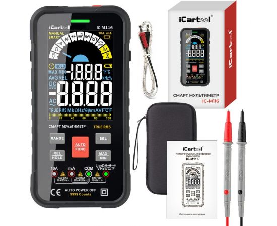 Профессиональный смарт-мультиметр iCarTool IC-M116 – изображение 2