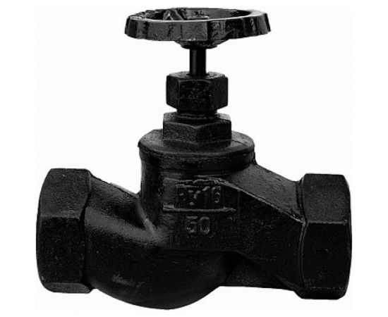 Запорный вентиль Ci аналог 15кч18п Ду65 Ру16 чугунный муфтовый D090-00014 