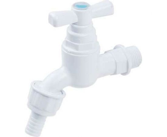 Водоразборный пластиковый кран для шланга AV Engineering 1/2" AVE099001 