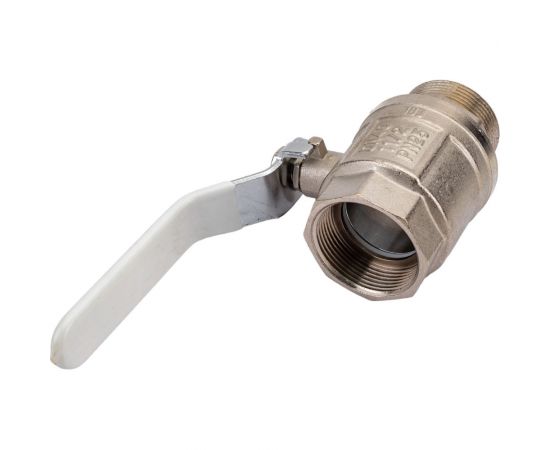 Шаровой кран STI Ду40 Ру25 муфтовый (муфта-штуцер) рычаг D160-02820 