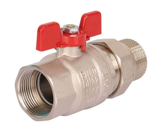Шаровой полнопроходной кран STOUT с американкой ВР/НР 1 1/4 SVB-1007-000032 