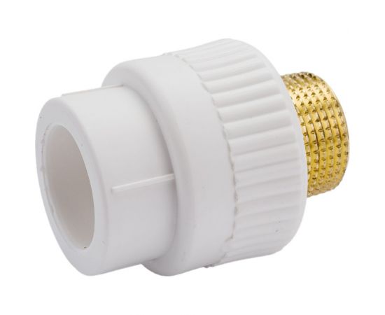 Комбинированная муфта Blue Ocean полипропиленовая, НР - 25x3/4 PPRF/EA(W)-25х3/4"" 