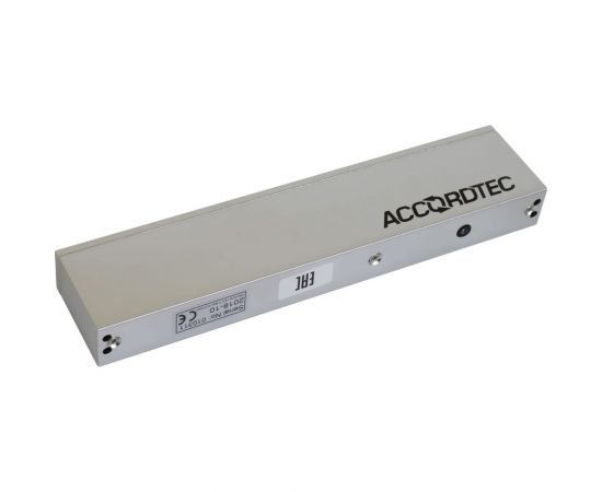 Электромагнитный замок ACCORDTEC 350 кг, 12V DC, 0.5A, 285x49x27.5, офисный дизайн, планка ML-350AL 