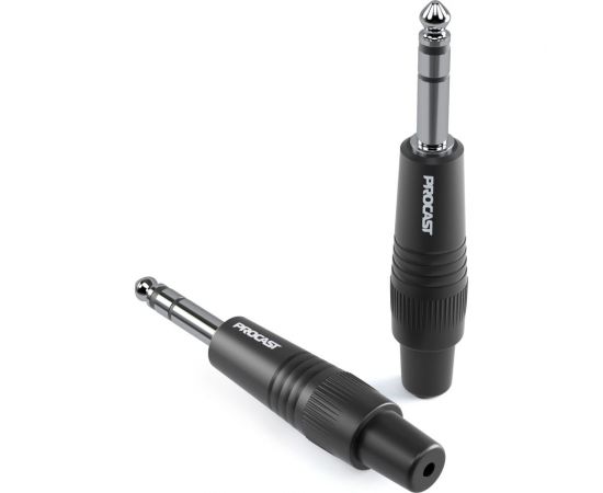 Разъем PROCAST cable TRS-6.3/6/M/S TRS Jack 6,3mm male, STEREO/BALACE, черный НФ-00000429 