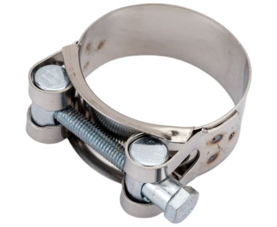 Силовой хомут Nord-Yada Д: 44-47 мм, Ш: 22 мм, Т: 0,6 мм, болт: М6х60, нерж. сталь 902883 