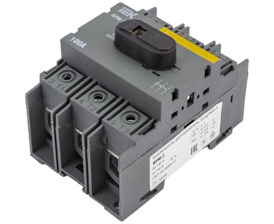 Модульный выключатель-разъединитель IEK ВРМ-2 3P 100А MVR20-3-100 