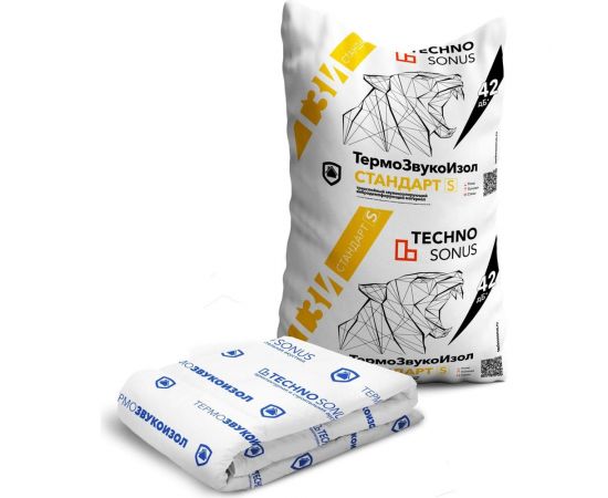 Мат для звукоизоляции термозвукоизол стандарт s Техносонус 5м х 1,5м х 14мм 7,5 м2 1300100019 